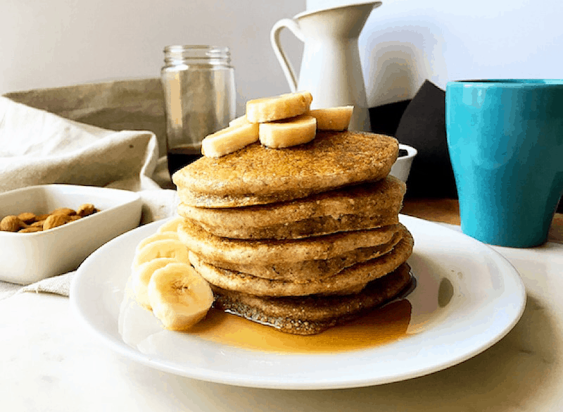 Fluffy buckwheat pancakes