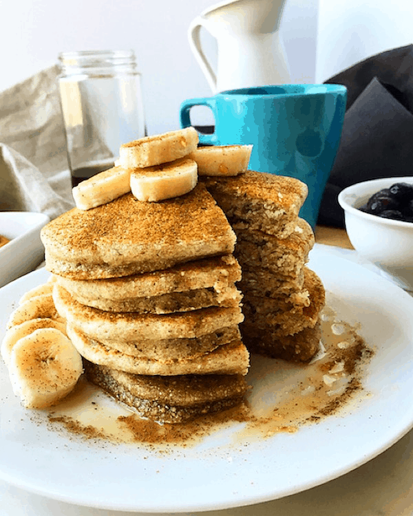 Gluten Free Buckwheat Flaxseed Pancakes