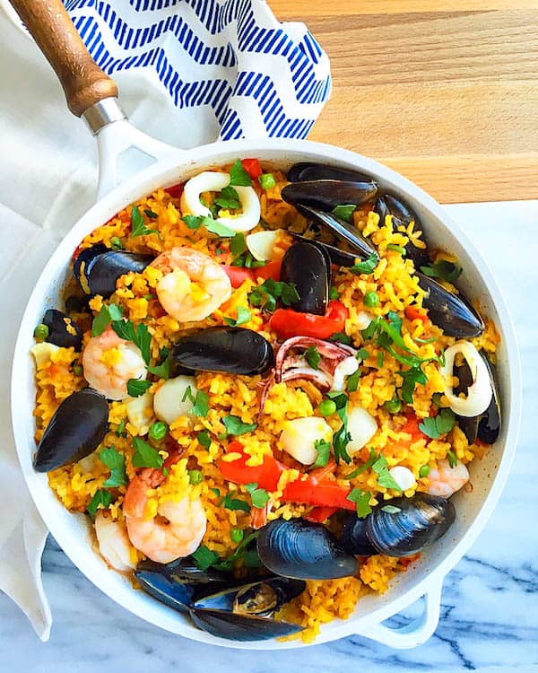 seafood paella recipe