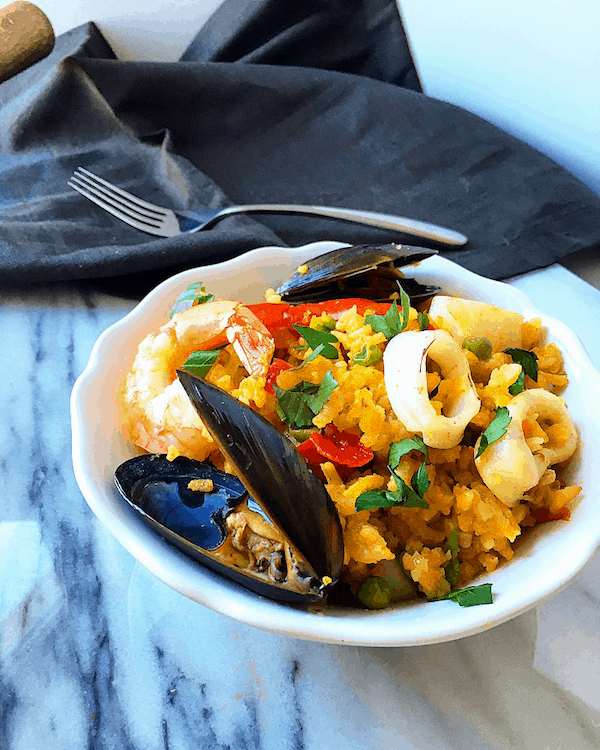 best seafood paella recipe