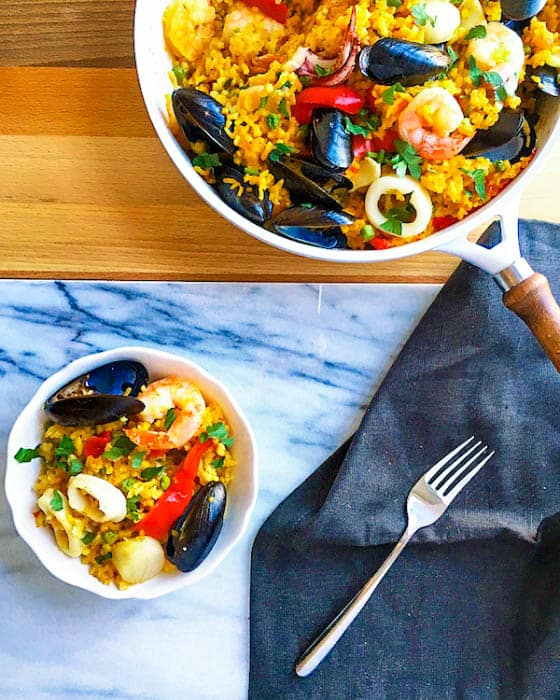 Seafood Paella Recipe