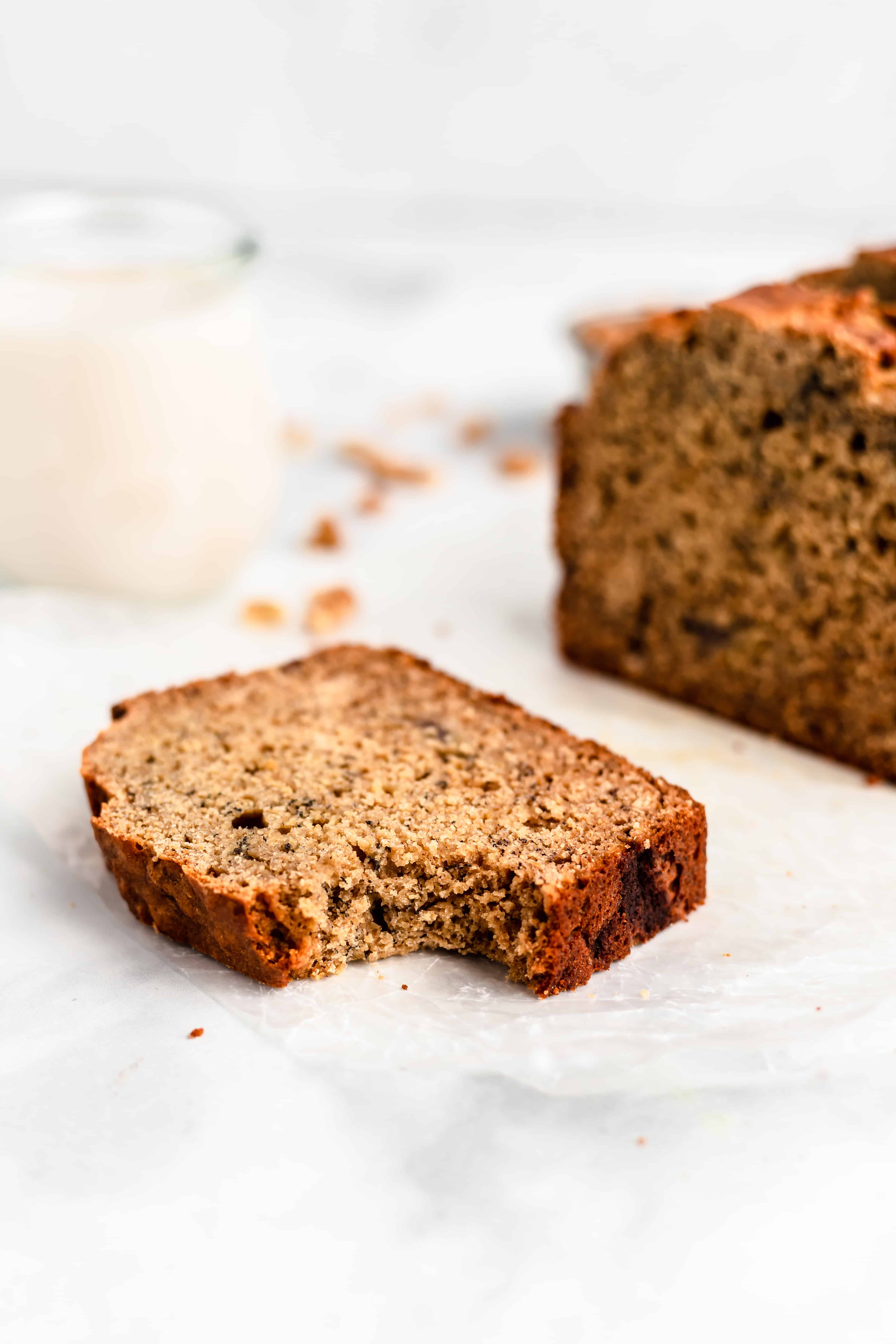 The BEST Whole Wheat Banana Bread - so moist!!