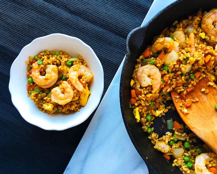 15 minute Shrimp Fried Rice