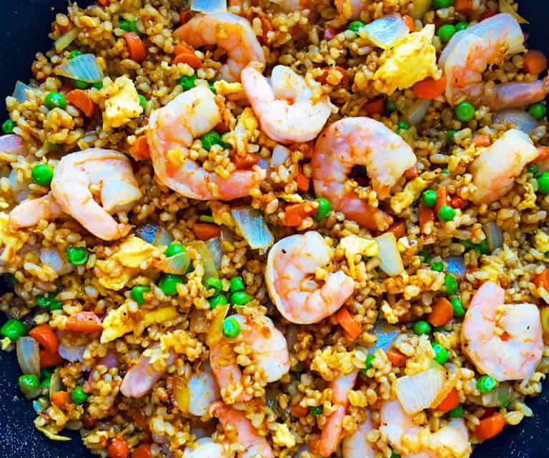 Better than takeout shrimp fried rice recipe!