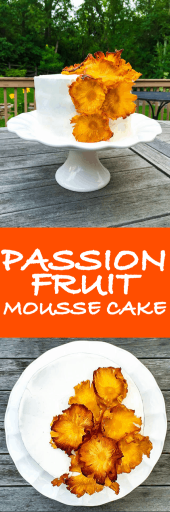 Passion Fruit Mousse Cake