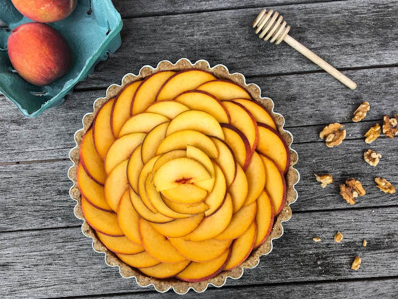 no-bake-fresh-peach-tart