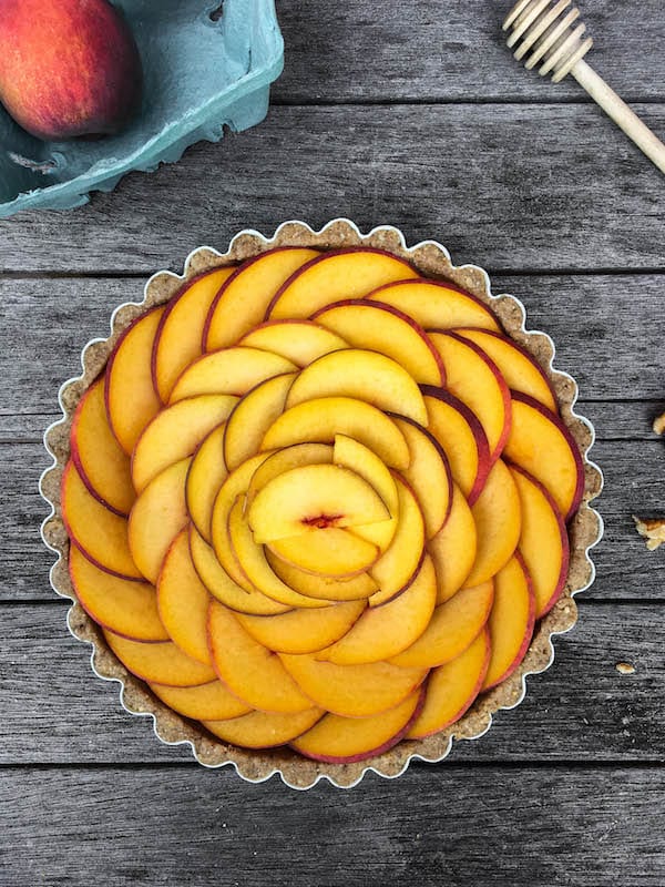 No-Bake Fresh Peach Tart