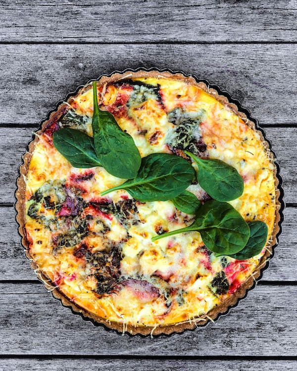 roasted-beet-spinach-goat-cheese-quiche