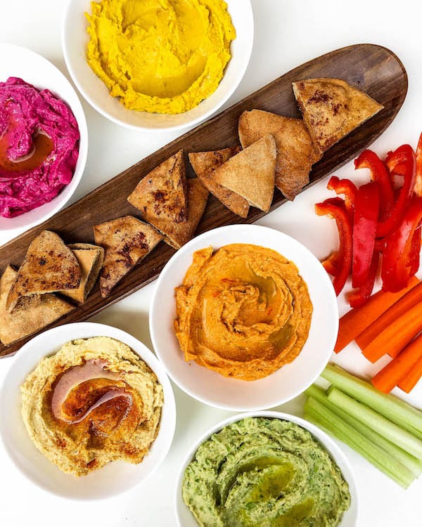 Traditional Hummus 5 Ways