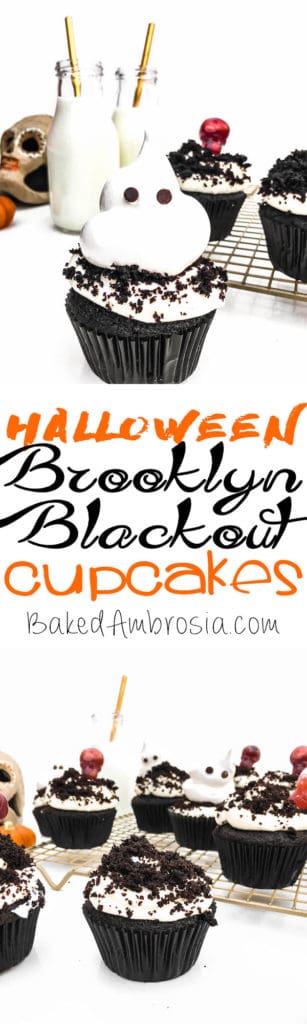 Halloween Blackout Cupcakes