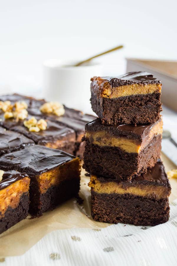 Pumpkin Pie Layer Brownies