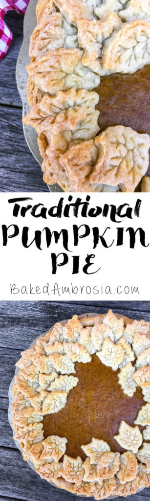 Traditional Pumpkin Pie Recipe