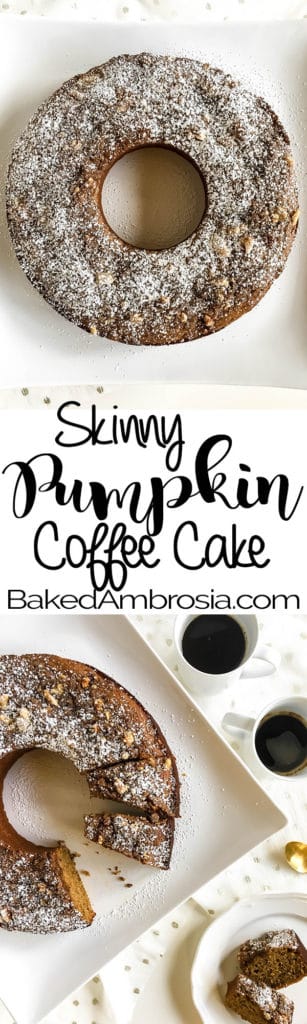 Skinny Pumpkin Coffee Cake Recipe