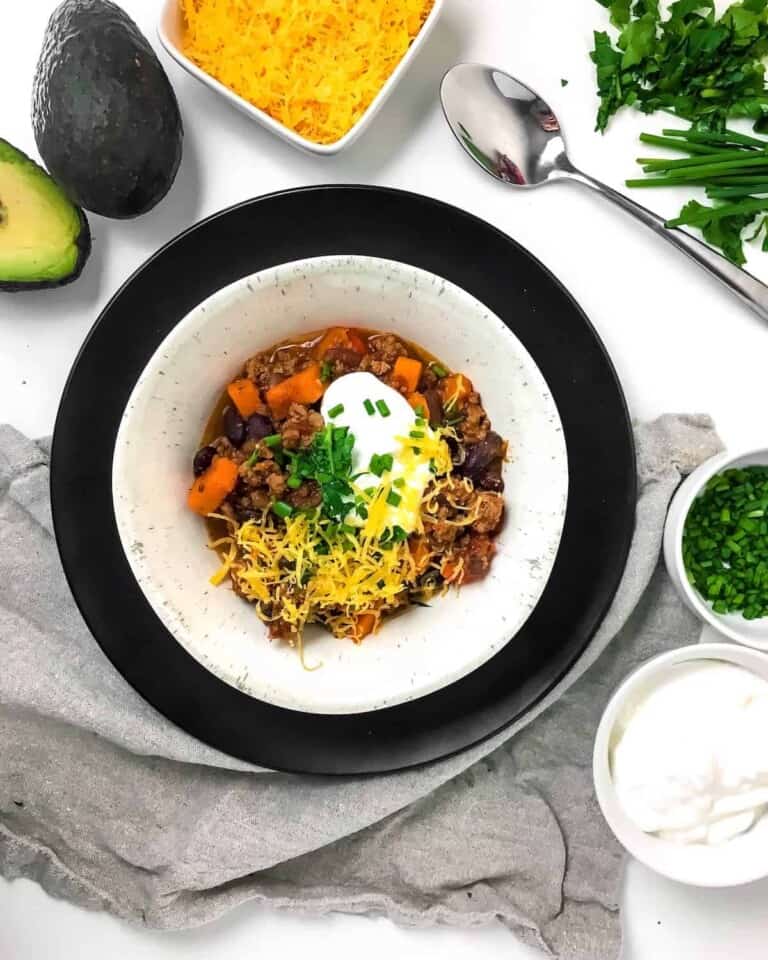 One Pot (Healthy) Turkey Sweet Potato Chili