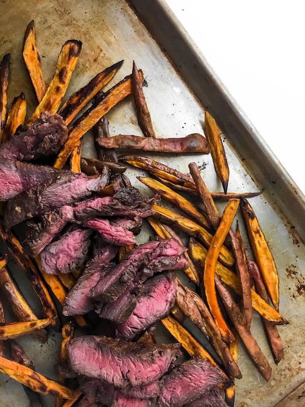 Chimichurri Steak Sweet Potatoes