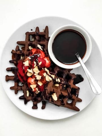 Gluten Free Chocolate Buckwheat Waffles