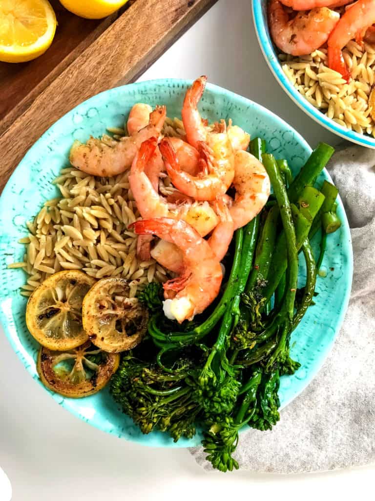 Shrimp Orzo Bowl