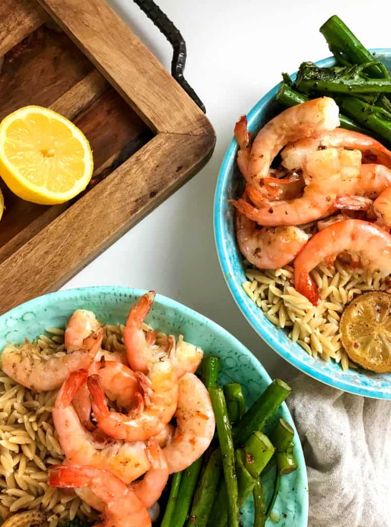 Lemon Shrimp Orzo