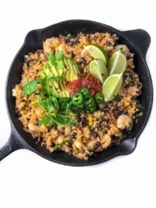 Mexican Shrimp Fried Rice