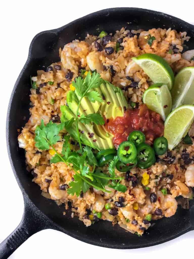 Mexican Shrimp Fried Rice