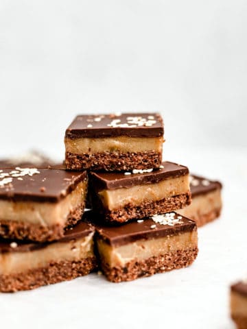 stack of tahini bars