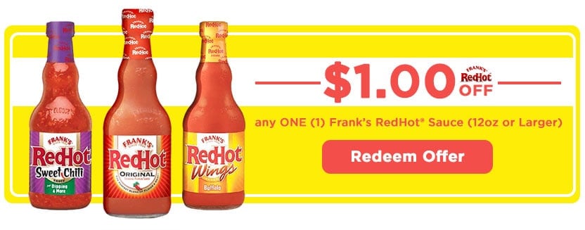 Frank's RedHot Coupon