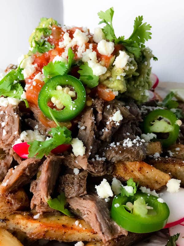 Mexican Shredded Beef Fries