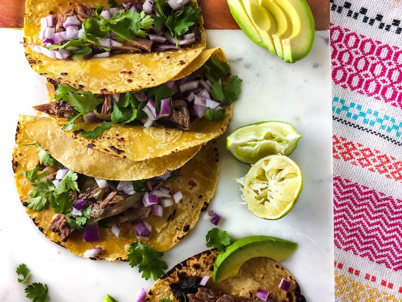 Easy Shredded Beef Tacos - Baked Ambrosia