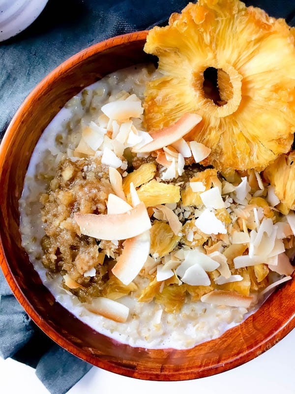 Tropical Steel Cut Oats (vegan)