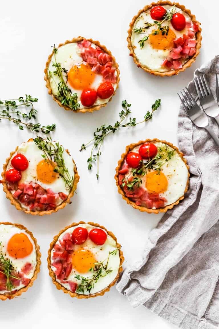 Savory Breakfast Spelt Tarts