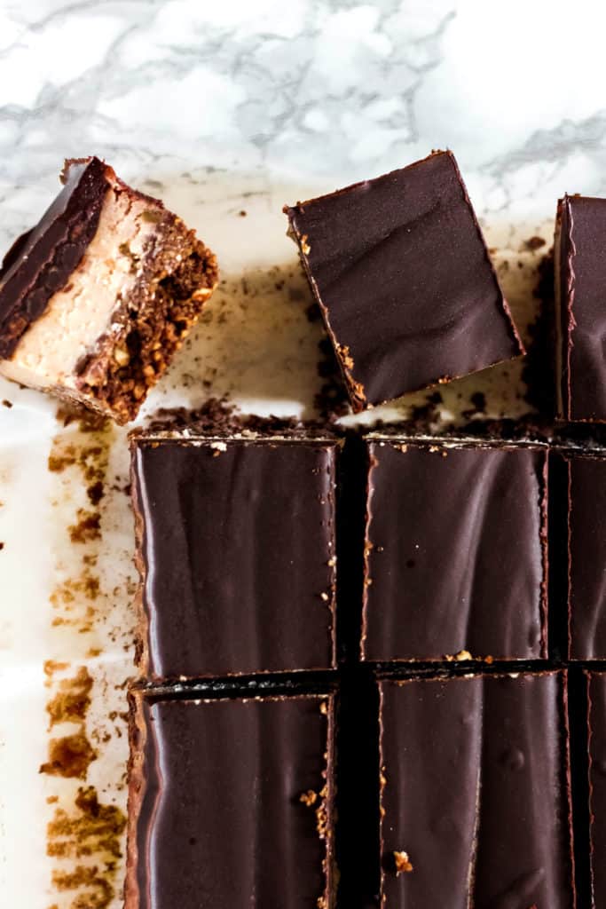 Chocolate Coconut Caramel Bars Gluten Free Paleo Vegan