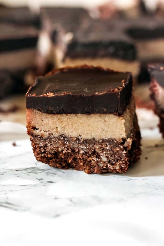 Chocolate Coconut Caramel Bars Gluten Free Paleo Vegan