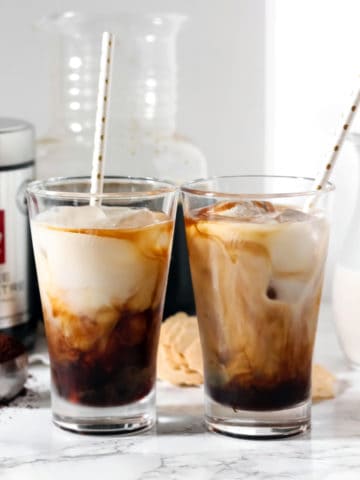 Perfect Cold Brew Coffee with Non-Dairy Vanilla Creamer