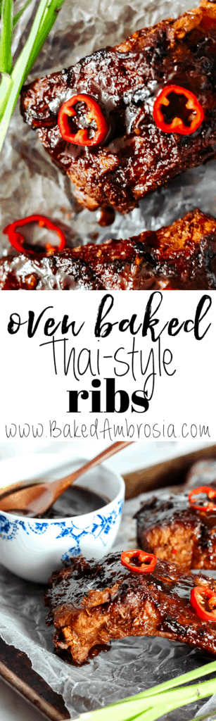 Addicting Oven Baked Thai-Style Ribs