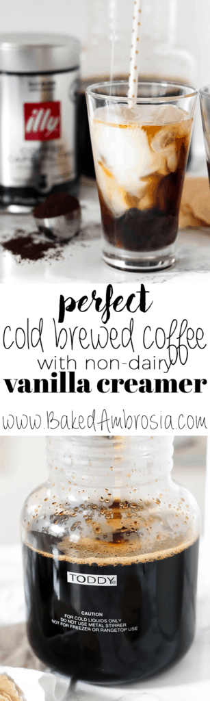 Perfect Cold Brew Coffee with Non-Dairy Vanilla Creamer