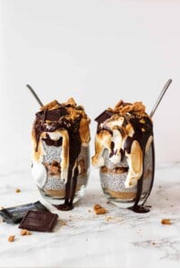 S'mores Chia Pudding Parfaits (Vegan)