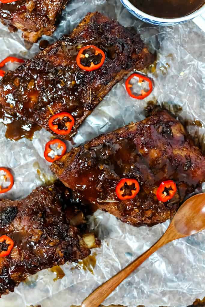 Oven Baked Thai-Style Ribs