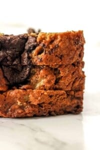 Banana Bread with a Dark Chocolate Center