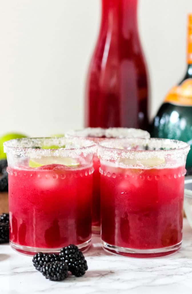 Perfect Blackberry Margaritas