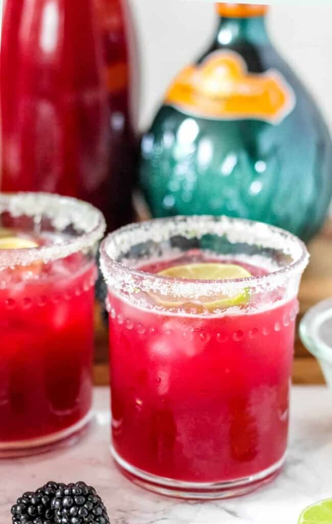 Perfect Blackberry Margaritas