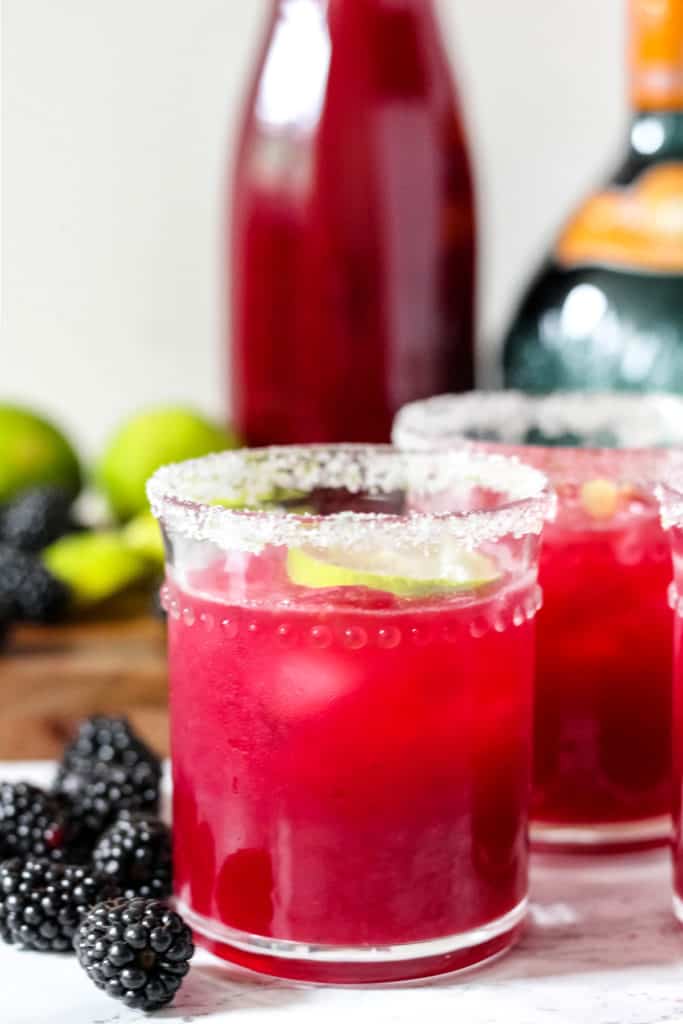 Perfect Blackberry Margaritas