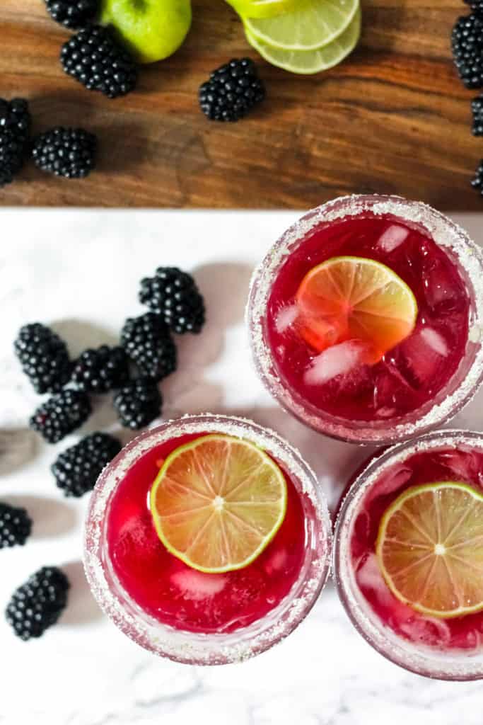 Perfect Blackberry Margaritas