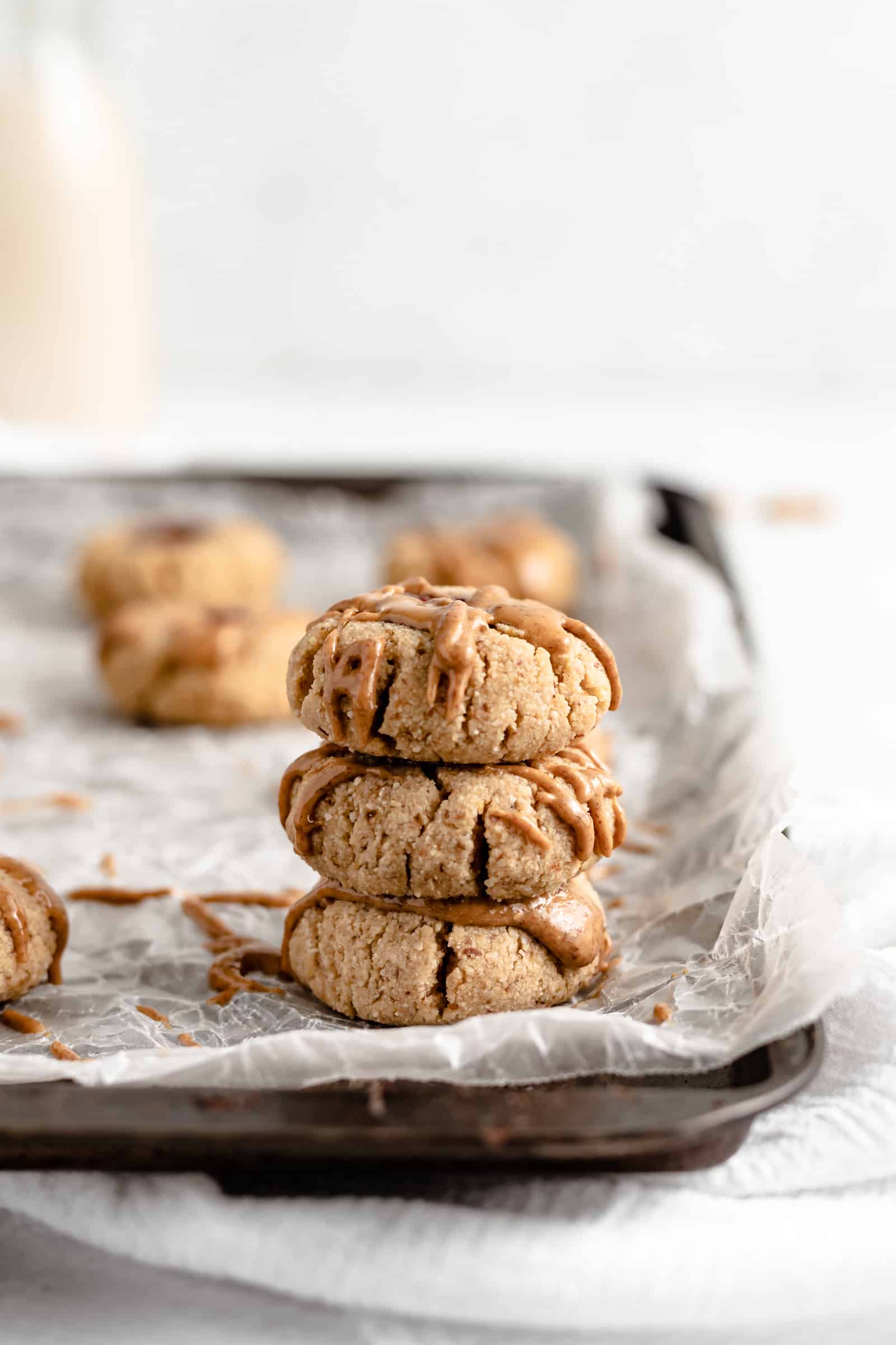 Gluten Free and Paleo Jam Thumbprint Cookies