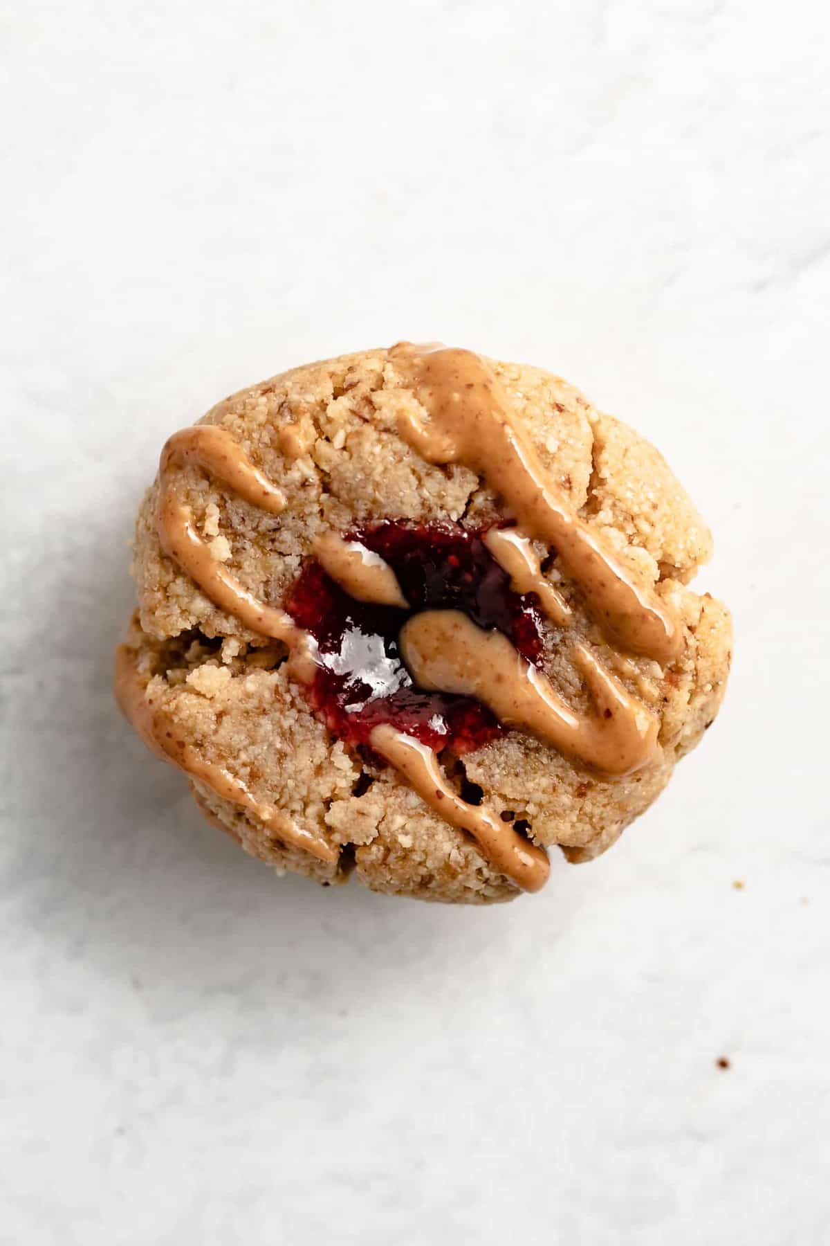 Blackberry Almond Thumbprint Cookies (Paleo, Gluten Free, Vegan)