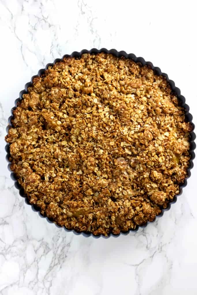 Peach Crumble Tart