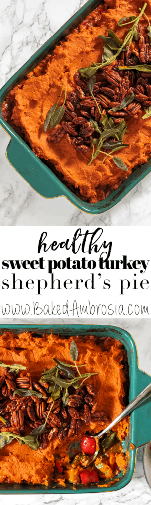 Healthy Sweet Potato Turkey Shepherd's Pie