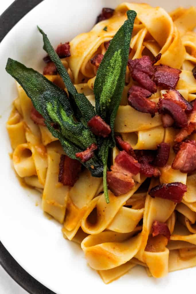 Winter Spiced Butternut Squash Pasta