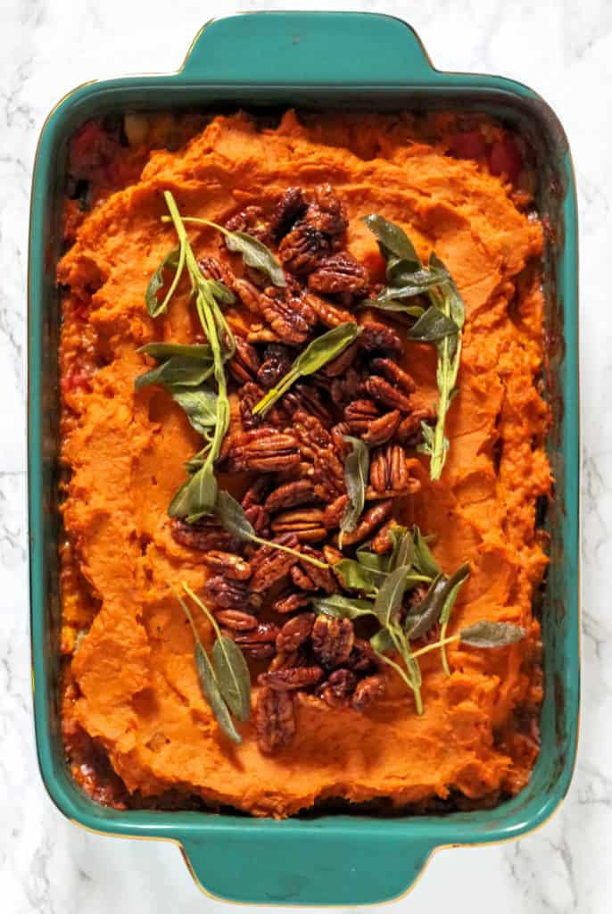 This healthy twist on classic shepherd's pie combines much-loved flavors to create the ultimate cozy dinner – Sweet Potato Turkey Shepherd's Pie will be your family's favorite this fall!