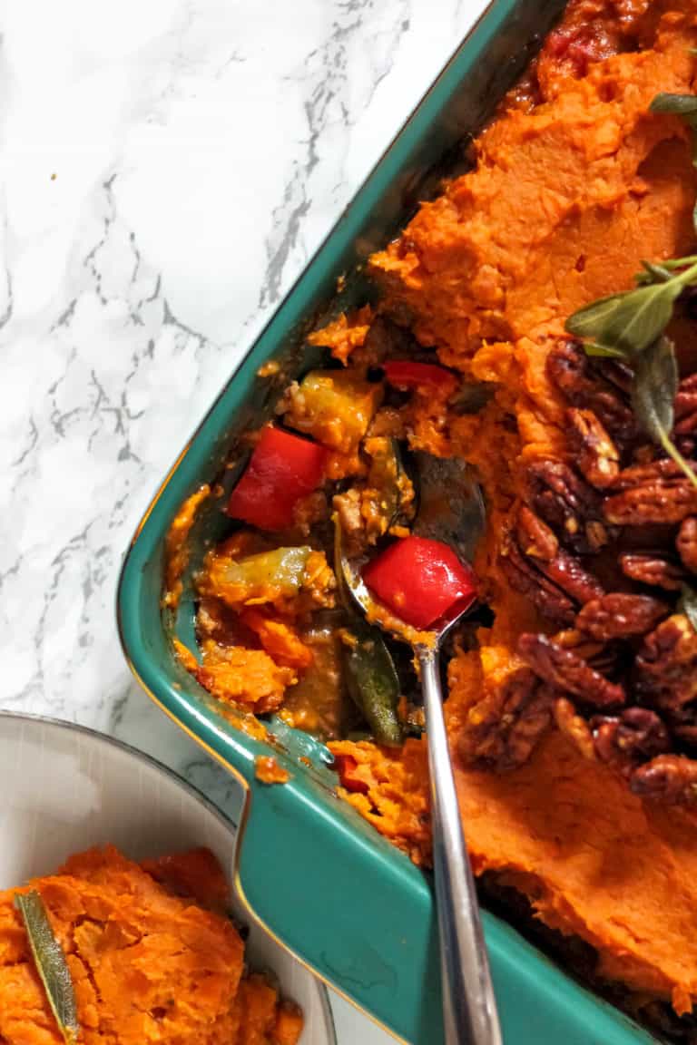 Healthy Sweet Potato Turkey Shepherd's Pie Baked Ambrosia