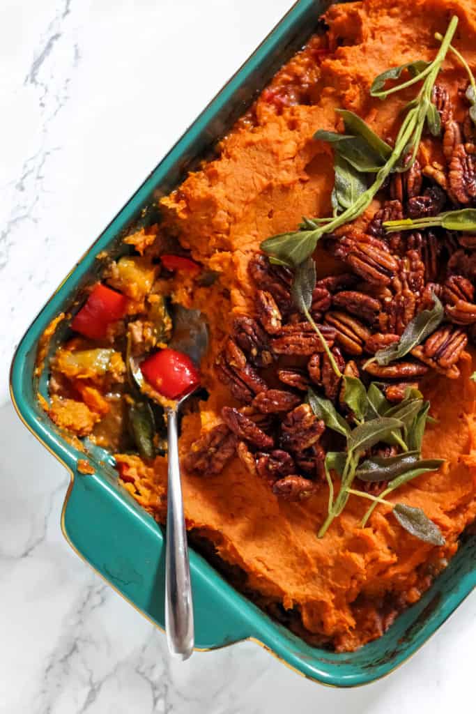 Healthy Sweet Potato Turkey Shepherd's Pie